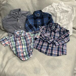 5pc Janie & Jack Button Down Bundle